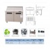 Sandwich / Salad Prep Table, Mega Top, 48 inch, 2 door, Refrigerated