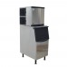 Commercial Ice Machine, 350 lb. Air Cooled Cube Ice Maker with Bin 275 lb.