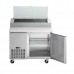 Eqchen APPT-49-HC, Commercial 49 Pizza Prep Table Refrigerator 6 Pans 1 Door Stainless Steel 6  cu.ft.